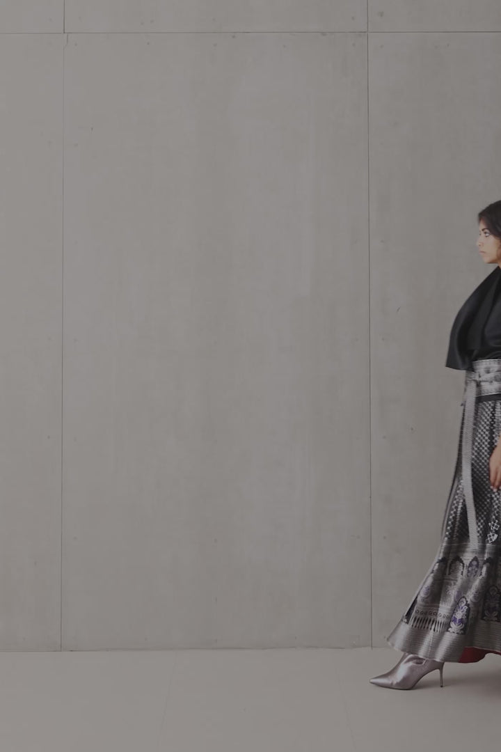 Silk Brocade Palazzo