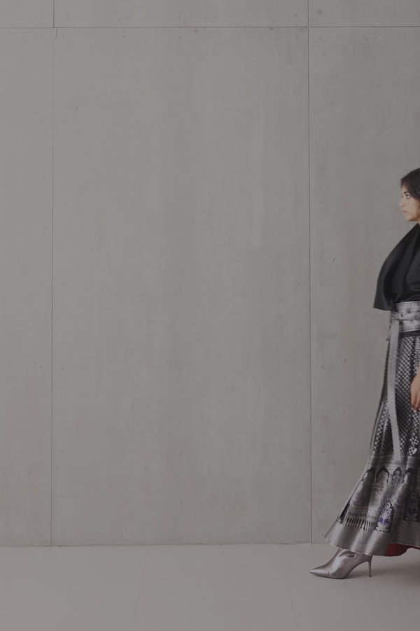 Silk Brocade Palazzo