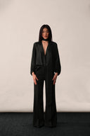 Silk Shirt With Sash