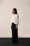 Silk Wide-Leg Trouser