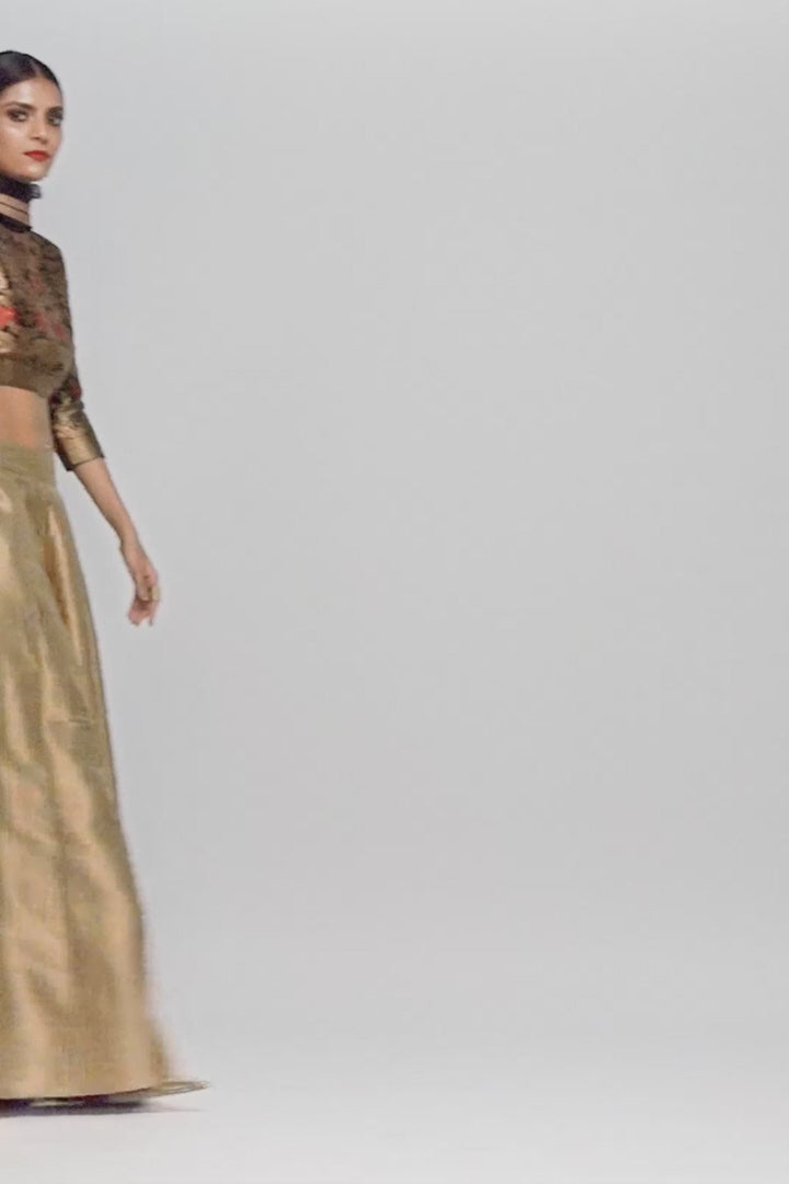 Handwoven Silk Engineered Brocade Blouse