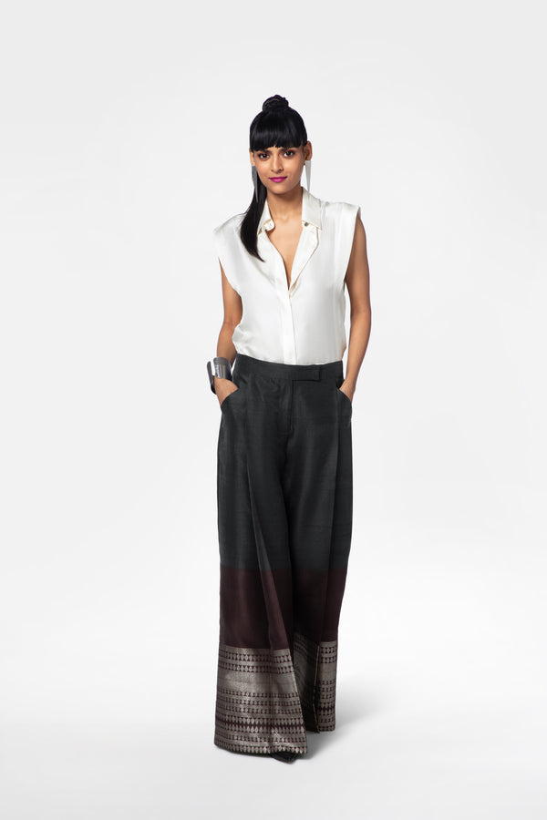 Handwoven Silk Trouser