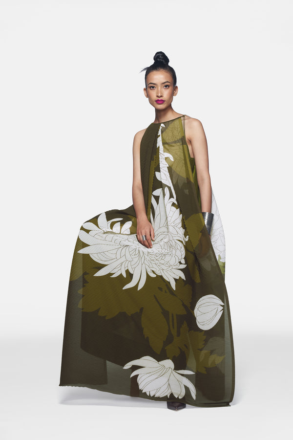 Pleated Maxi