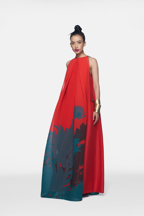 Pleated Maxi