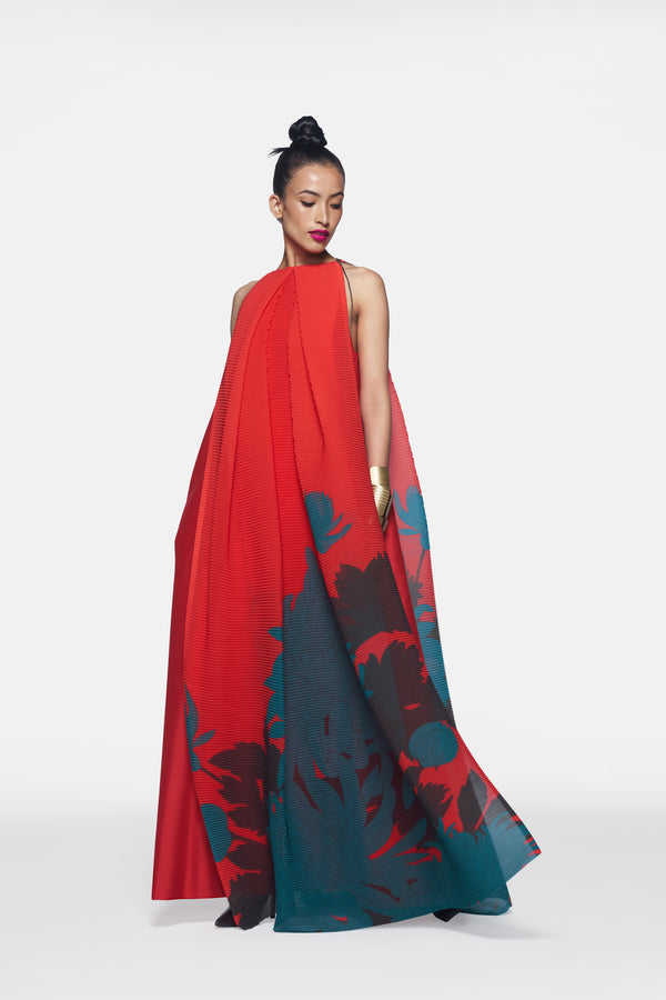 Pleated Maxi