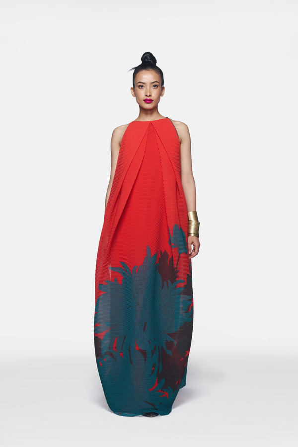 Pleated Maxi
