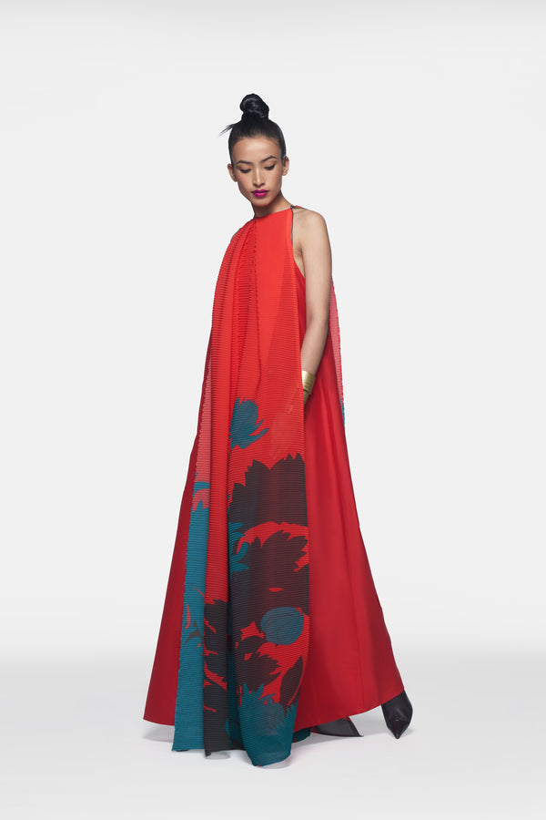 Pleated Maxi