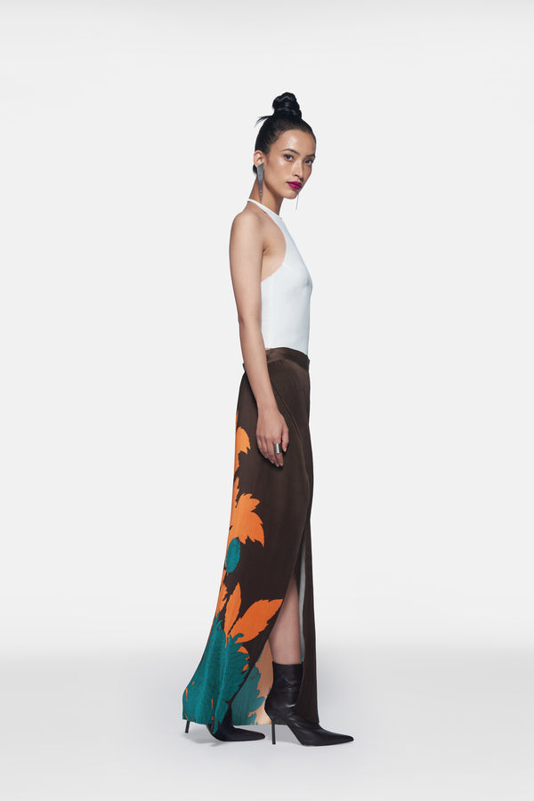 Pleated One Shoulder Tunic Set