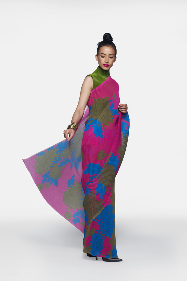 Pleated Sari