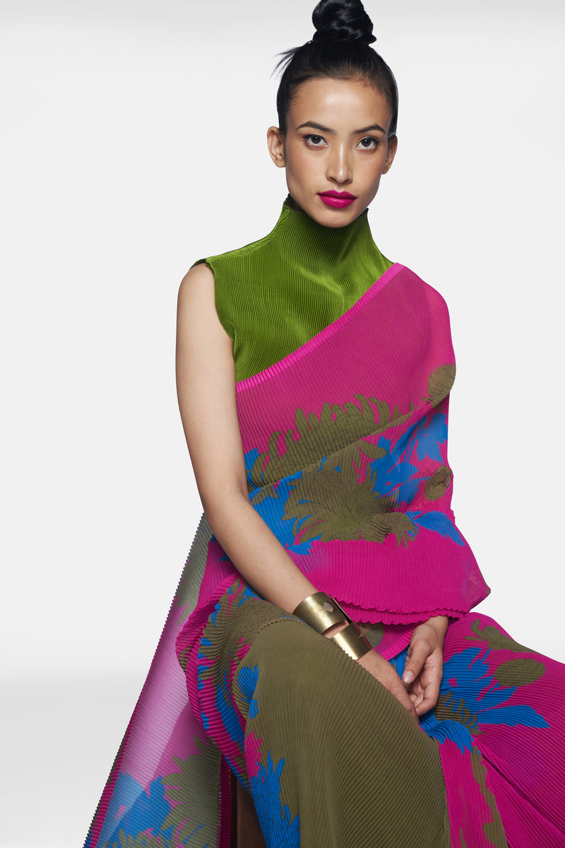 Pleated Sari