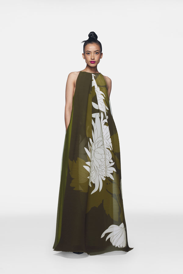 Pleated Maxi