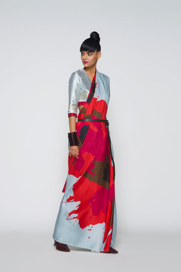 Handwoven Silk Textile for Blouse