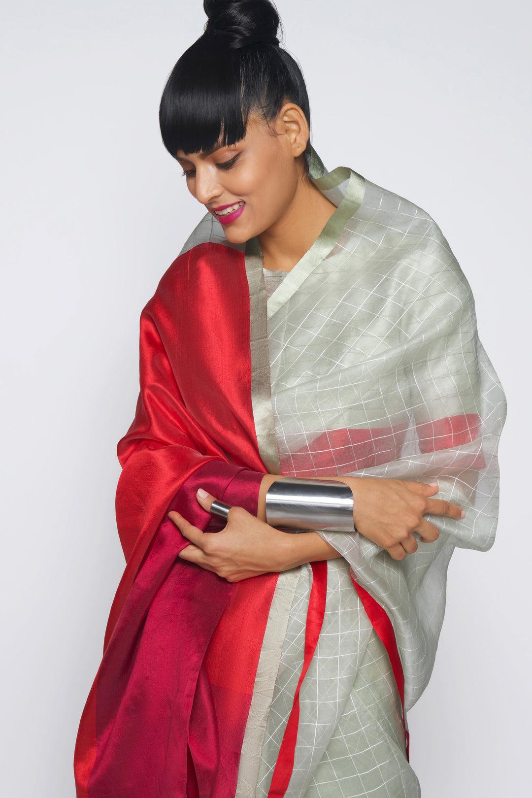 Handwoven Silk Textile for Blouse