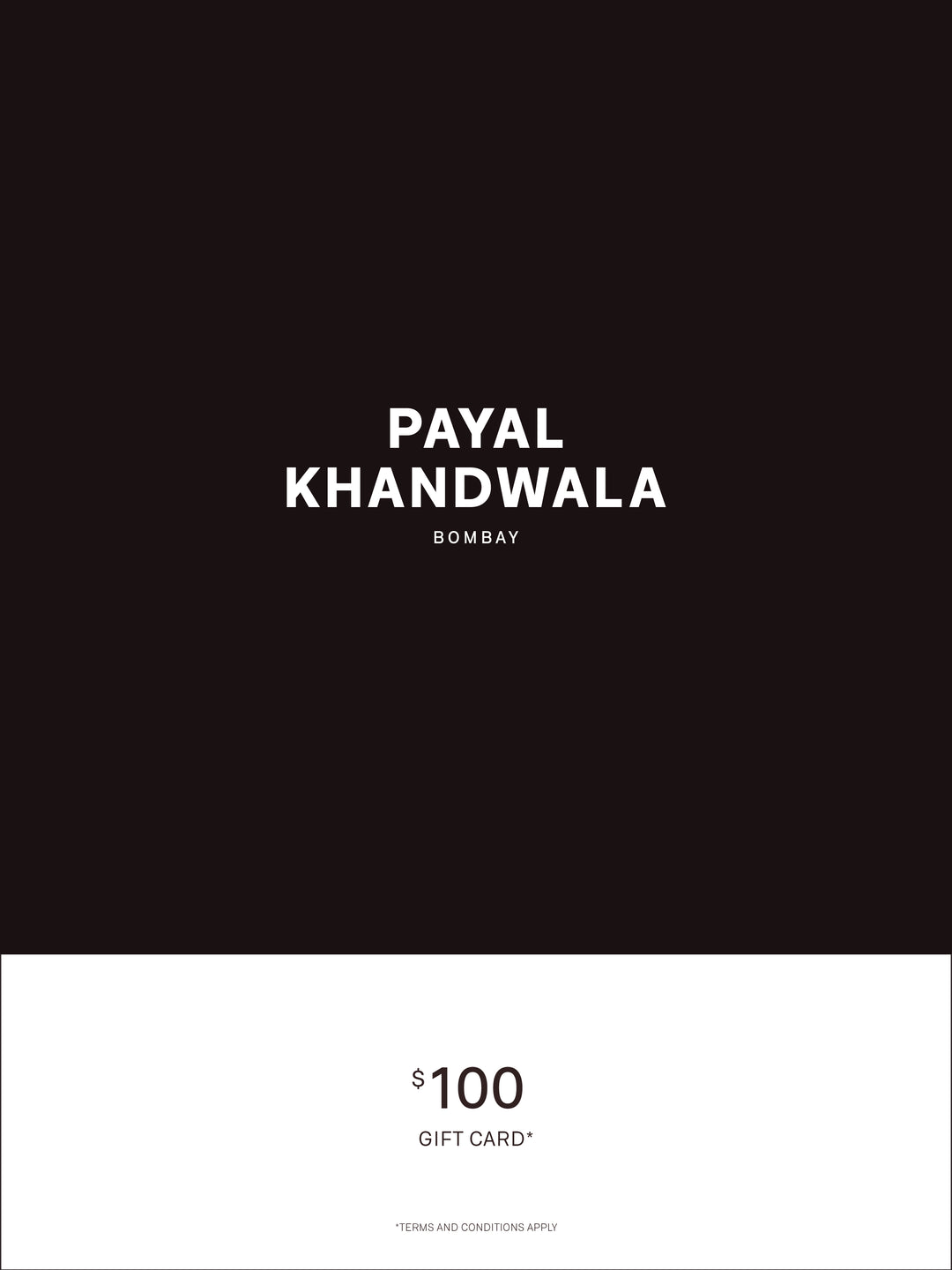 PAYAL KHANDWALA Gift Card